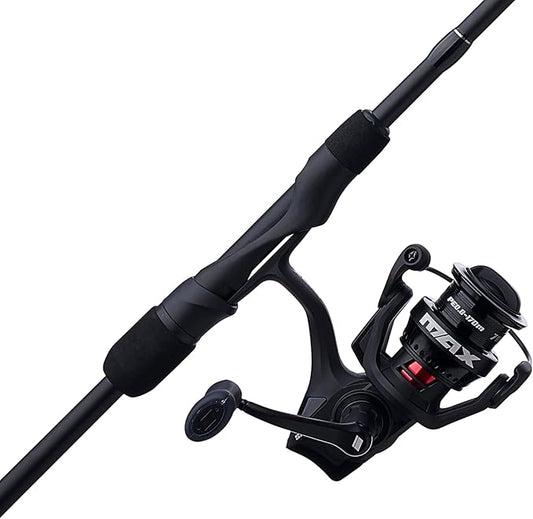 Abu Garcia Max SX Spinning Reel and Fishing Rod Combo- 7'0" Light- 1/16-5/16oz, 2-8lb Line