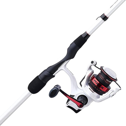 Abu Garcia Max Pro Spinning Reel and Fishing Rod Combo- 6'10" Fast Medium Light- 1/8- 1/2oz - 6-10lbs line