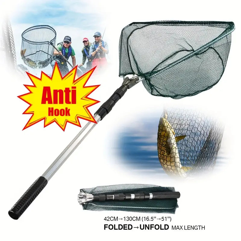 Deluxe Extendable Fishing Landing Net Small