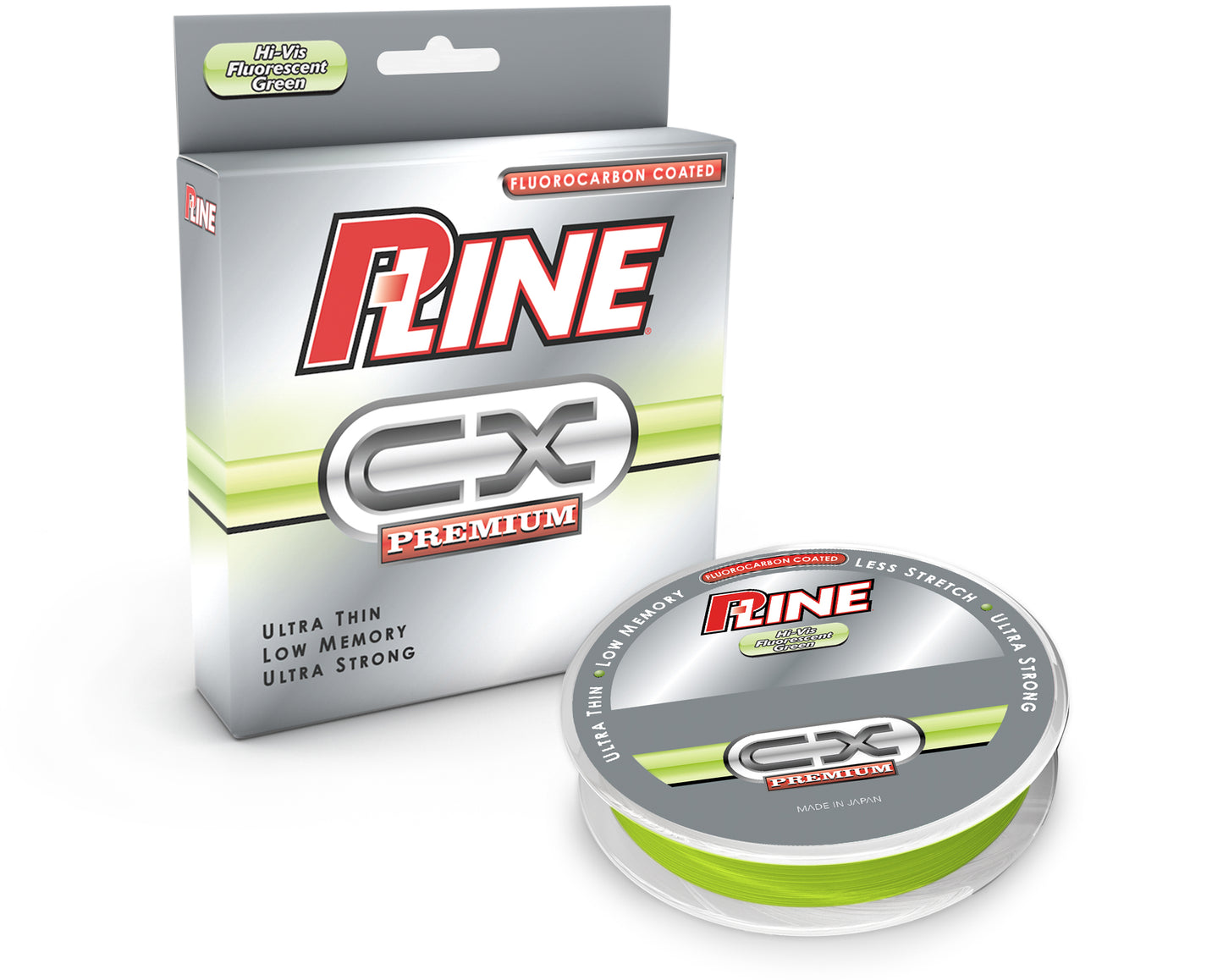 P-Line CX Hi-Vis Fluorescent Green-12lb-300yd
