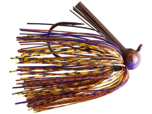 Dirty Jigs Tour Level Skirted Football Jig - PB&J 1/2oz