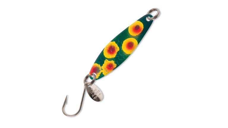 Luhr-Jensen Needlefish 2 Red Dot Frog/Brass Back