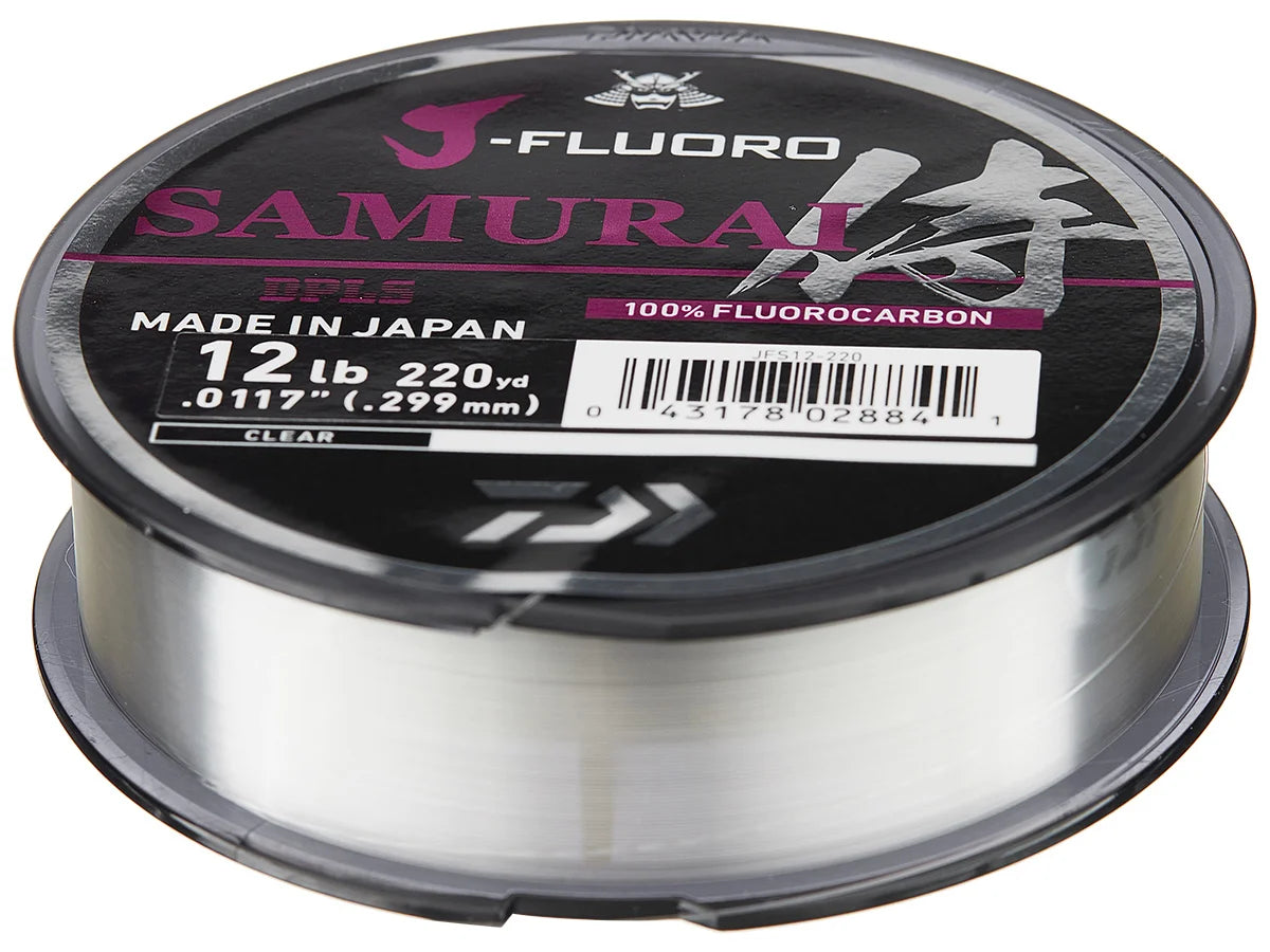 Daiwa J-Fluoro Samurai Fluorocarbon Line-10lb-220yd
