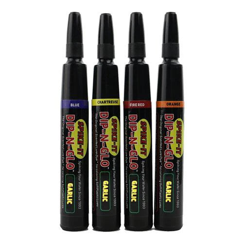 Spike-It Dip-N-Glo Scented Soft Plastic Lure Dye Markers Value Pack