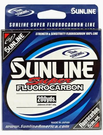 Sunline Super Fluorocarbon Line-16lb-200yd-Clear