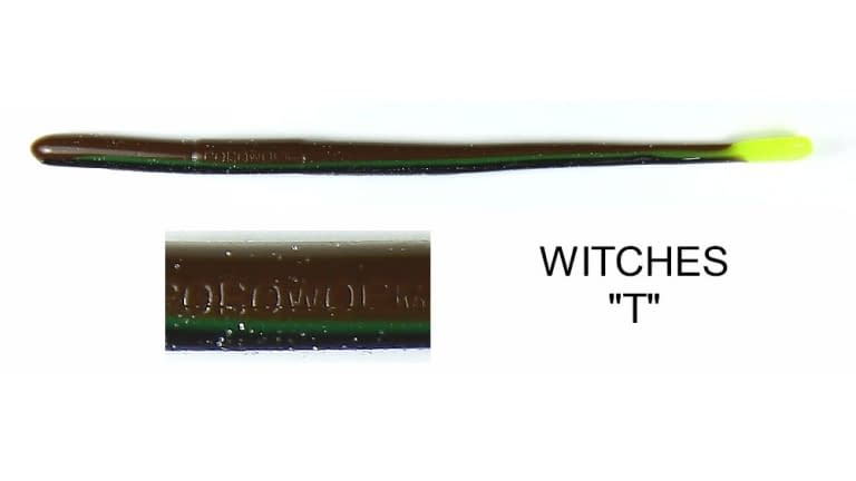 Roboworm Fat Straight Tail Worms 8pk 6" Witches T