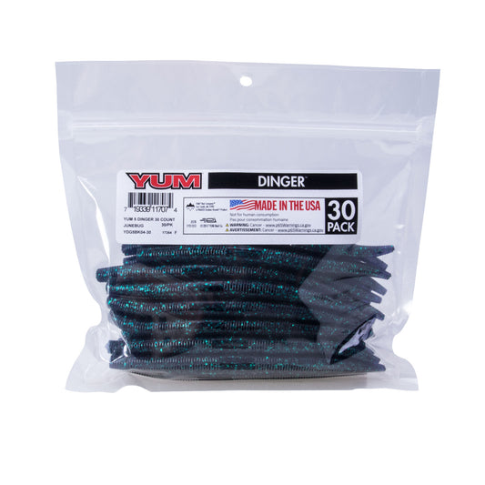 Yum Dinger Bulk 5" 30pk Junebug