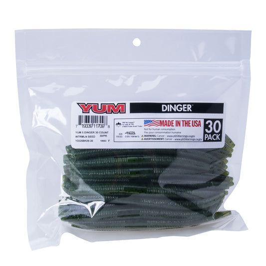 Yum Dinger Bulk 5" 30pk Watermelon Seed
