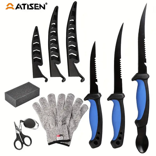 ATISEN 7PC FISHING KNIFE SET