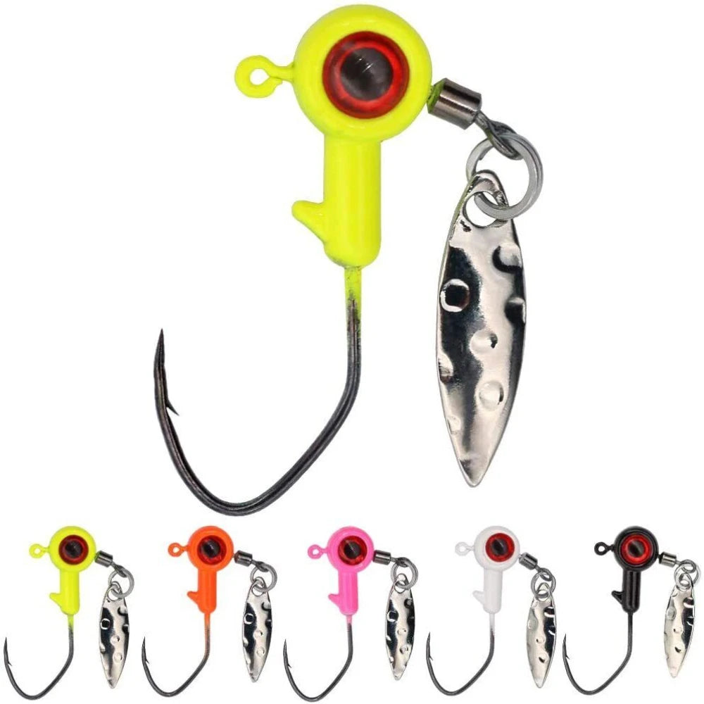 Jig Head with Spinner Multi-color Set