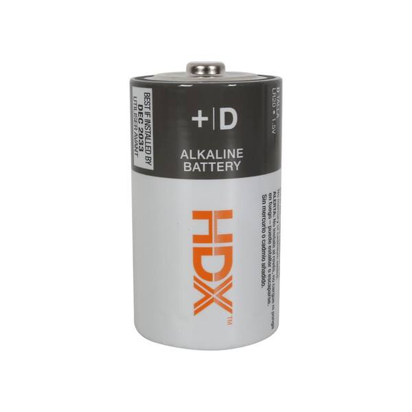 Battery size D