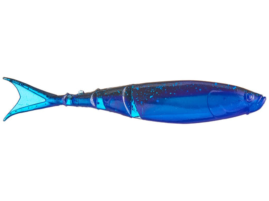 Z-Man Razor Shadz Swimbait 4pk Black Blue Laminate