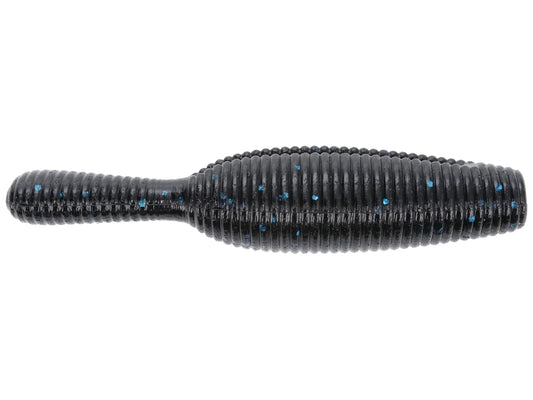 Yamamoto Yamatanuki Stick Bait 8pk 3.5" Black with Large Blue Flake