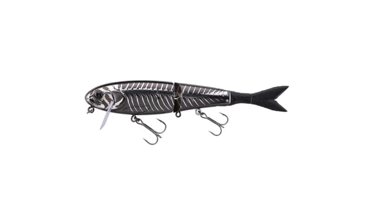 Jackall Blast Bone Jr. Swimbait Black/Chrome Bone