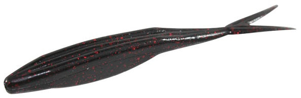 Zoom Salty Super Fluke Black Red Glitter