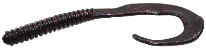 Zoom Dead Ringer Worm 6" Black Red Glitter