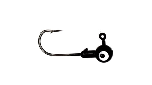 Anglers King Round Jigheads 1/16oz Black