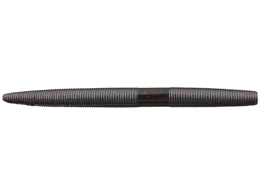 Yamamoto Senko 5" Black with small Red Flake
