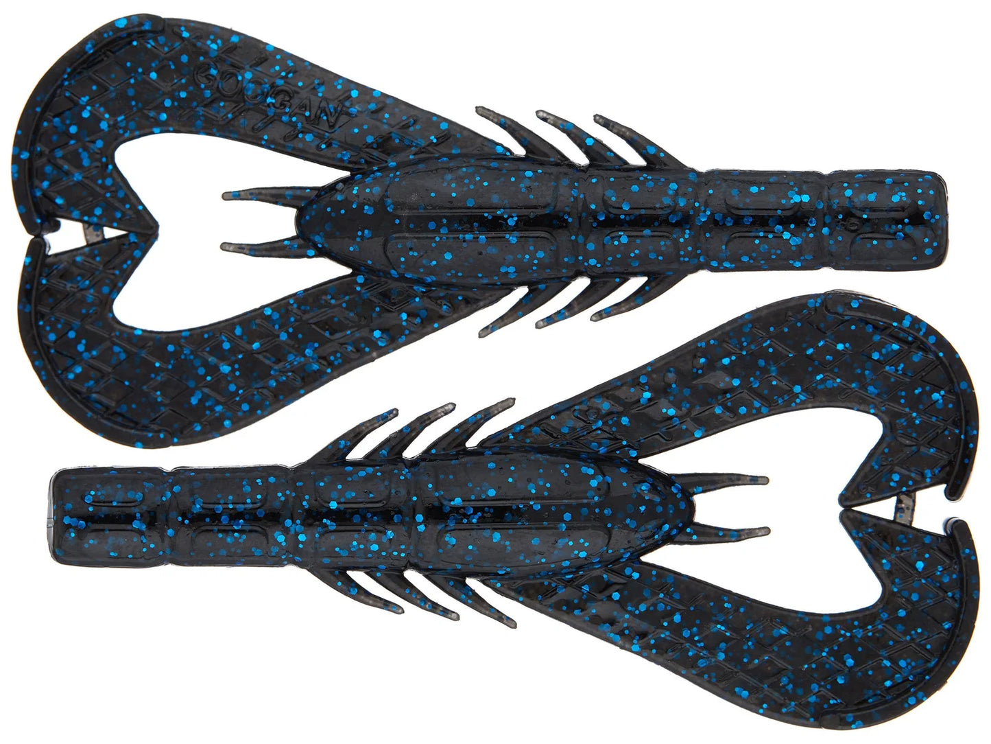 Googan Krackin Craw 3" Black Blue