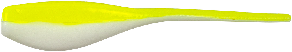 Bobby Garland Original Baby Shad 2" Bone White Chartreuse