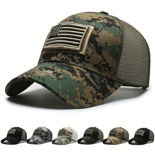 American Flag Camo Hats