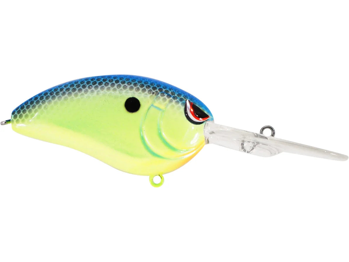 SPRO Little John Baby DD 60 Crankbaits Chartreuse Blue