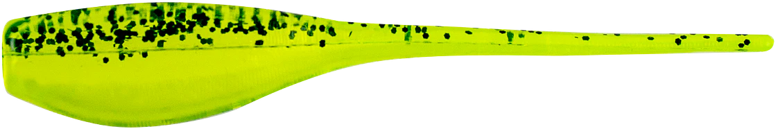 Bobby Garland Original Baby Shad 2" Chartreuse Black Pepper
