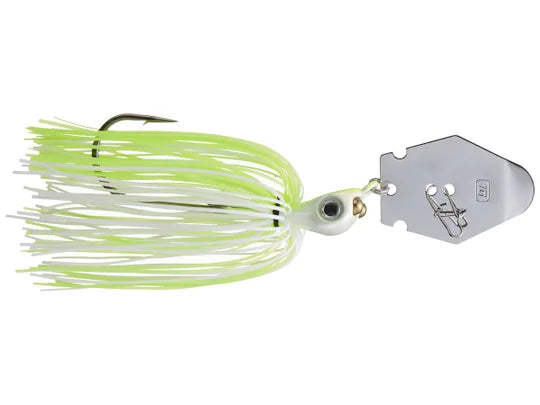 1st Gen Copperhead Bladed Jig 3/8oz Chart/White