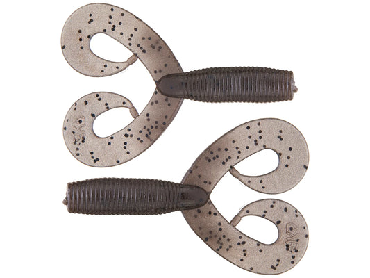 Yamamoto Double Tail Grubs 20pk 5" Cinnamon Blk