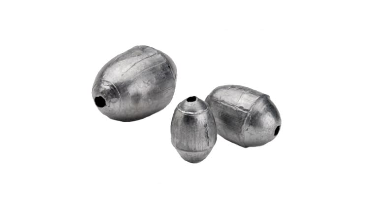 Bullet Weights Egg Sinkers- 3/8oz- 8pcs