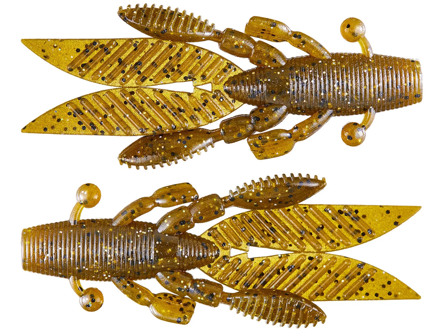 Yamamoto 3.75" Flappin' Hog II 7pk Green Pumpkin Magic