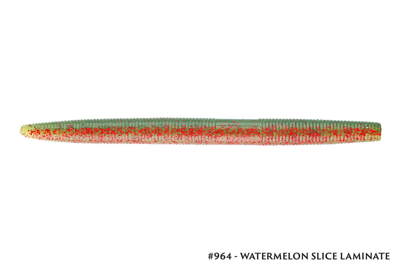 Gary Yamamoto 5" Senko Watermelon on Slice Laminate