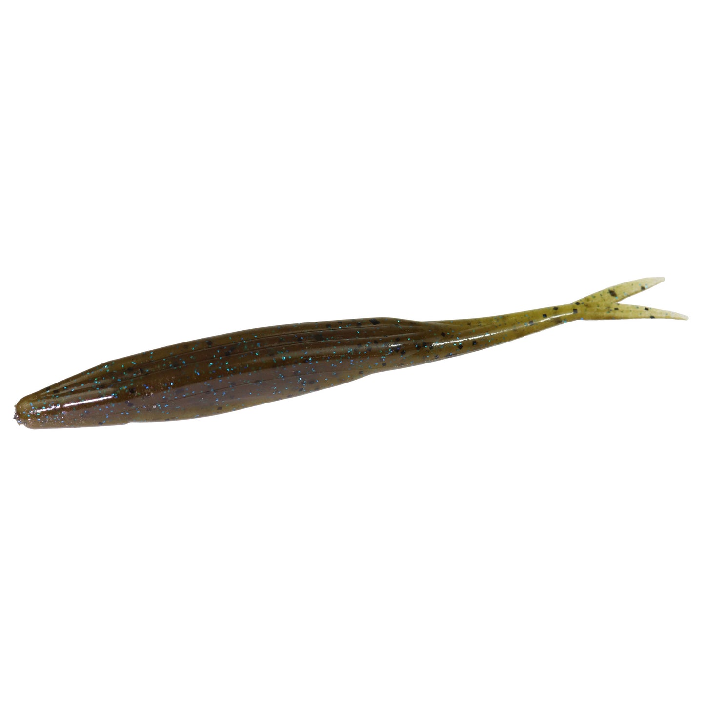 Zoom Salty Super Fluke- Green Pump Blue Flash 10pk