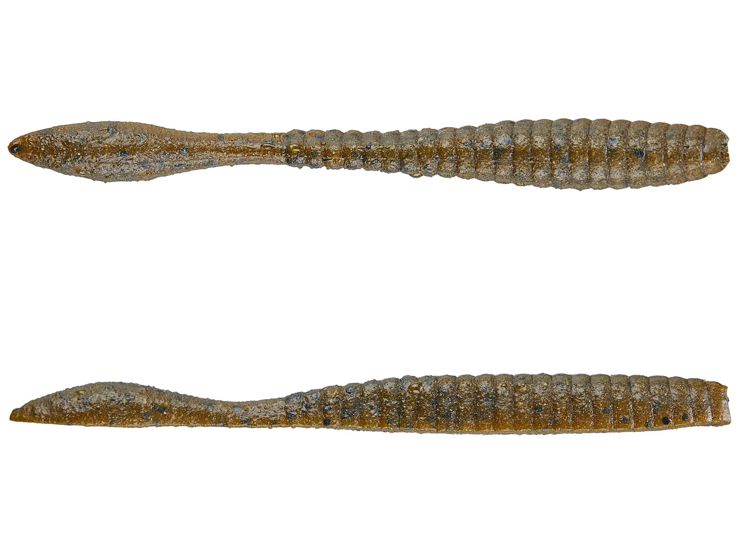 Berkley Powerbait Maxscent Flat Worm 3.6 Inch Green Pumpkin