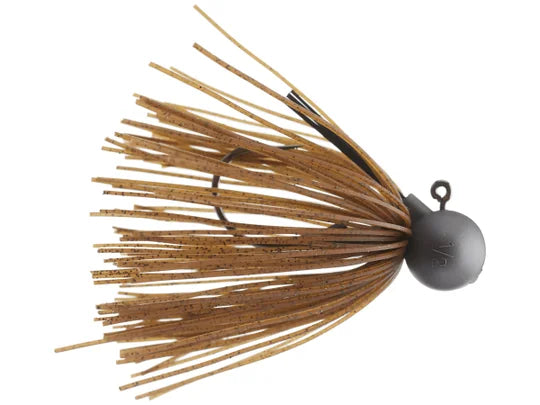 Keitech Tungsten Football Jig Model 2 Version 2 1/4 oz #2 Green pumpkin