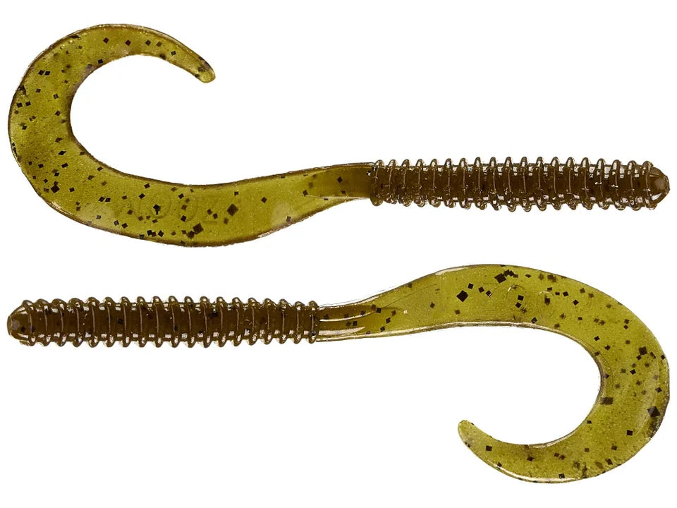 Zoom Dead Ringer Worm 6" Green Pumpkin