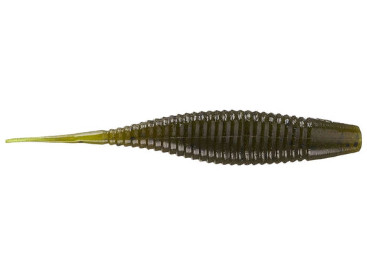 Yamamoto Scope Shad 3.5" Green Pumpkin Black Flake
