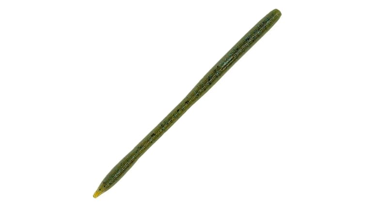 Yamamoto Sensei Straight Tail Worm 6.5" Green Pumpkin Blue