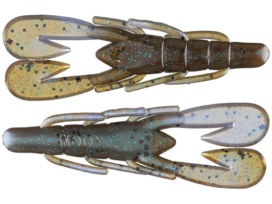 Zoom Ultra Vibe Speed Craw 3.5" 12pk Green Pumpkin Blue Flash