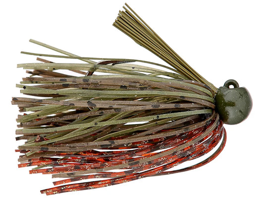 Bass Patrol Silicone Football Jigs 1/2oz Green Pumpkin Craw