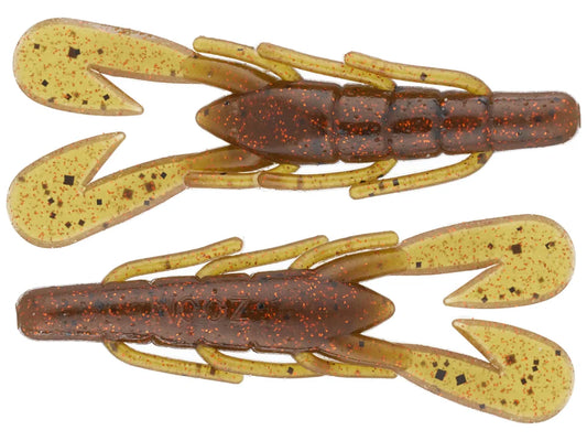 Zoom Ultra Vibe Speed Craw 3.5" 12pk Green pumpkin Orange Glitter