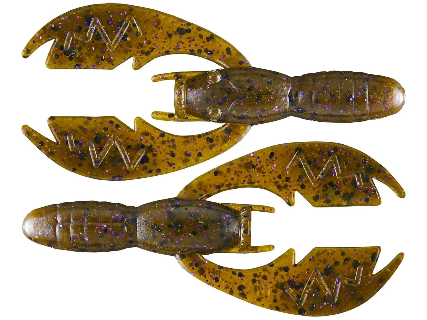NetBait BaitFuel Tiny Paca Craw 3" Green Pumpkin Purple