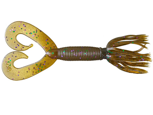 Yamamoto Double Tail Hula Grubs #297 NF/LG Green Purple