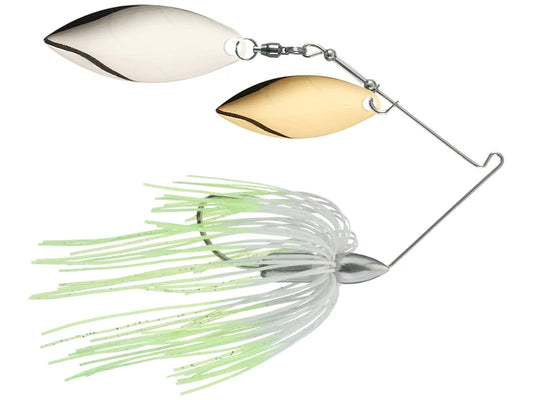 War Eagle Gold Screamin Eagle Spinnerbait 1/2 oz Hot white Shad