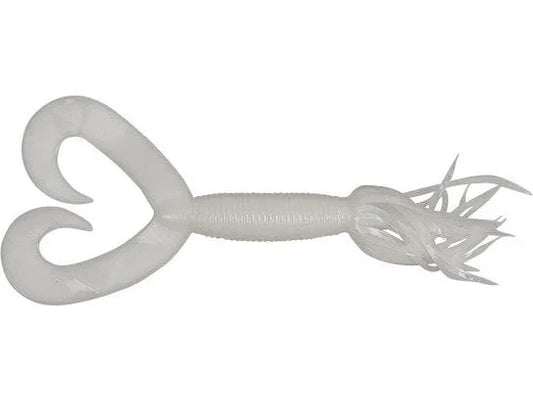 Yamamoto Double Tail Hula Grubs 5" Cream White