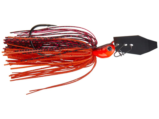 Z-Man Evergreen Chatterbait Jack Hammer Fire Craw 1/2oz
