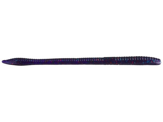 Zoom Trick Worm 6.5" Junebug Red