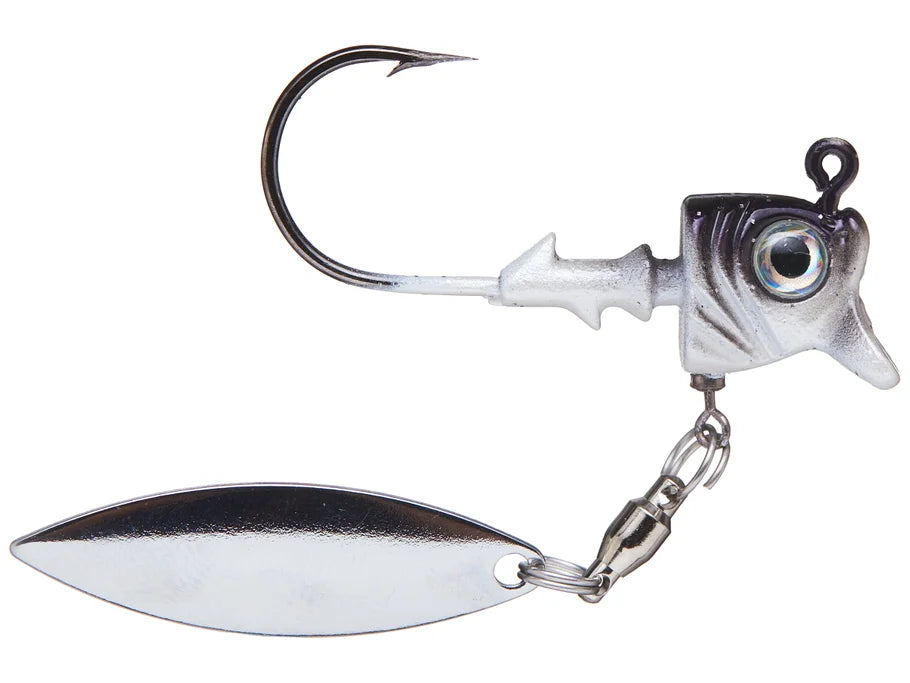 1st Gen Jaw Dropper Underspin 2pk 2/0 3/16oz Lavender Shad