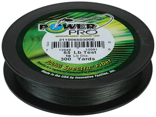 Power Pro Spectra Braided Line Moss Green 500YD 50LB