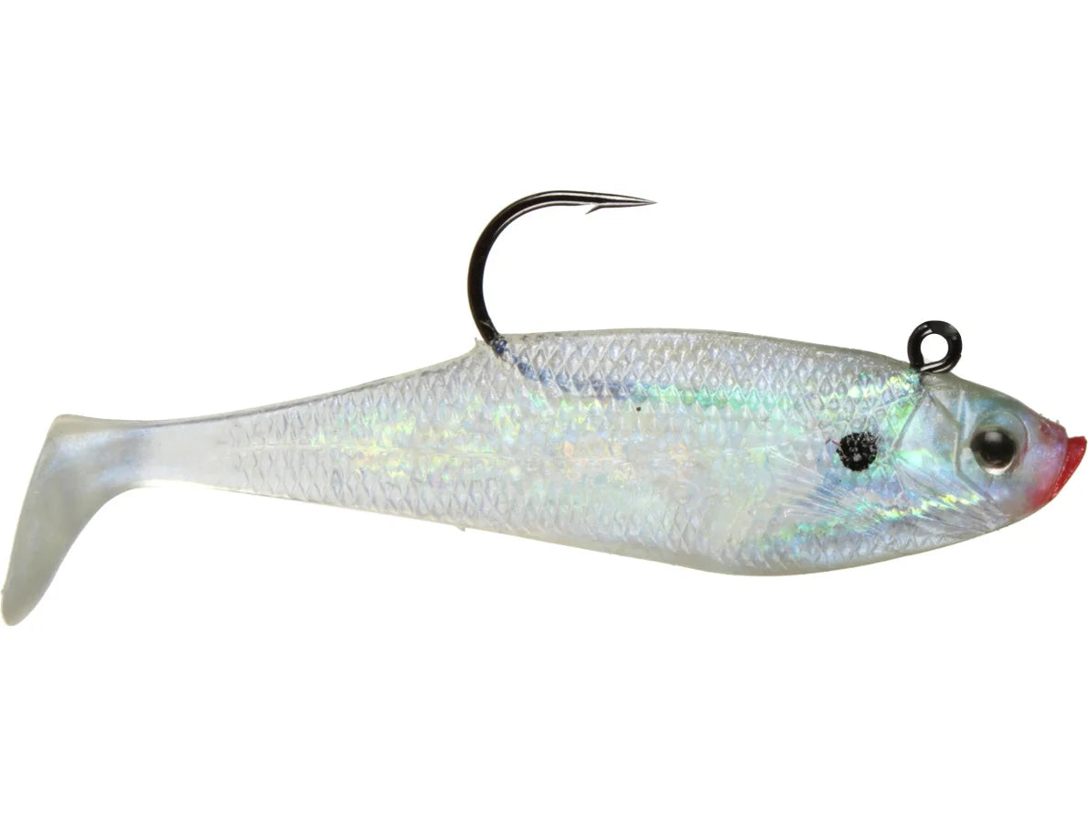 Storm Wildeye Swim Shad Swimbaits 3pk 3" Pearl
